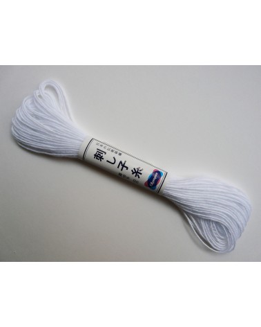 Fil sashiko blanc N°1